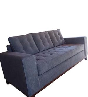 Sillón de 3 cuerpos gris oscuro