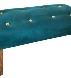 Banqueta larga azul
